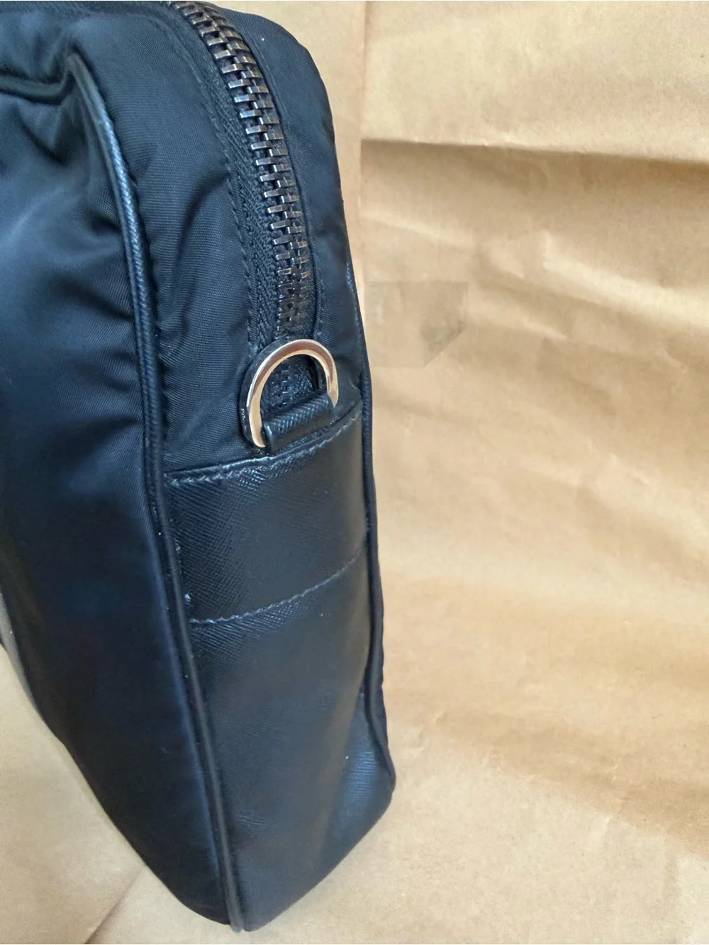 Prada Black Nylon Briefcase